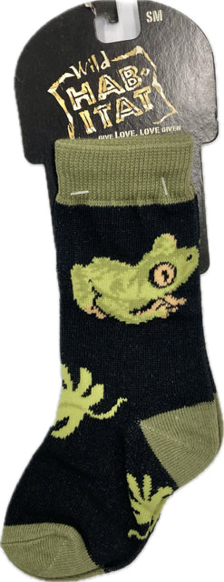 Wild Habitat Black Tree Frog Children's Socks HA09X005