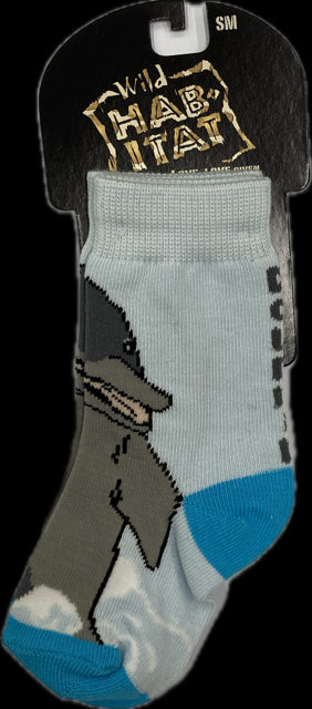 Wild Habitat Blue Dolphin Children's Socks AQ96A010