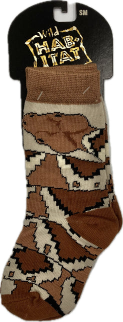 Wild Habitat Brown Snake Children's Socks HA01F020