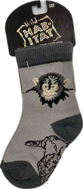 Wild Habitat Grey Monkey Children's Socks ZO97Z013