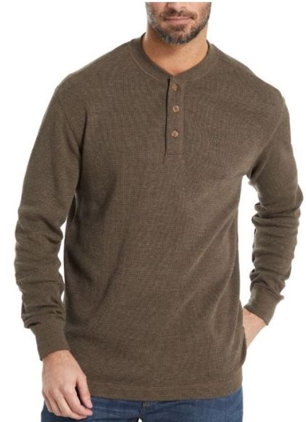 Wolverine Bison Walden Longsleeve Mens Thermal Henley Shirt W1202280-202