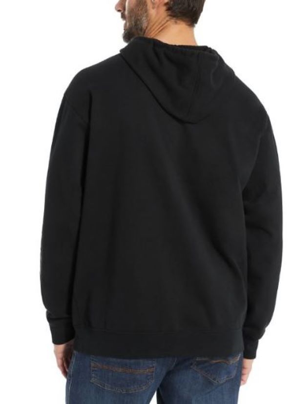 Wolverine Black Americana Sleeve Mens Graphic Hoody W1207760-003