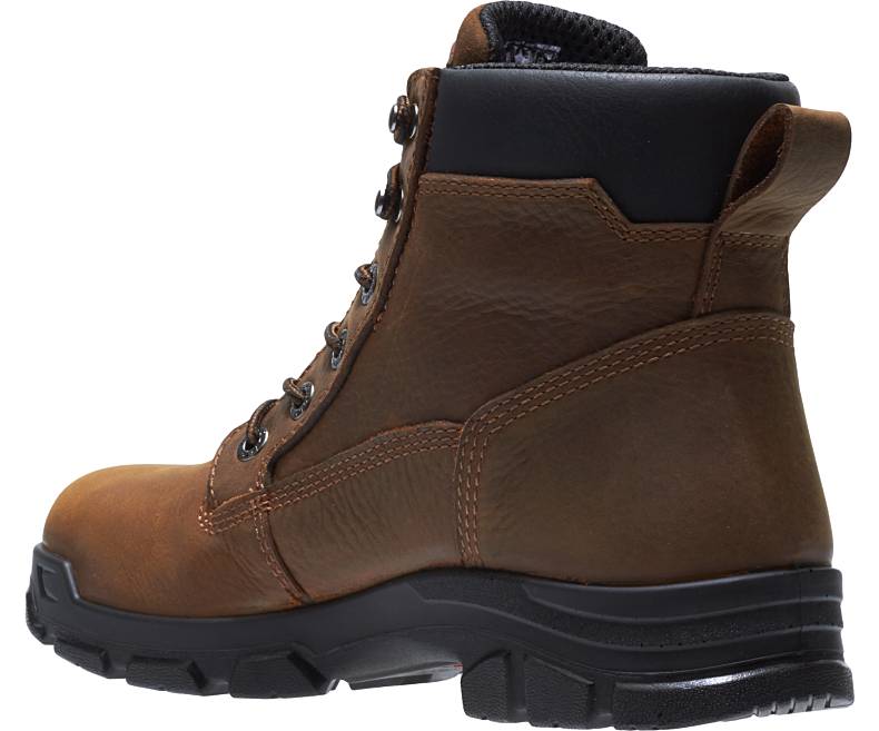 Wolverine Brown Chainhand Steel-Toe Waterproof 6 Inch Mens Work Boots W10916