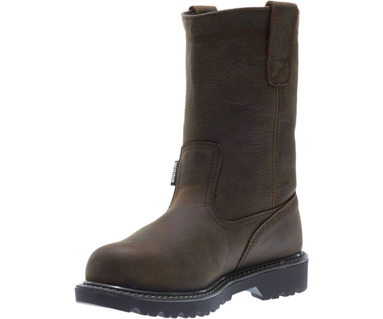 Wolverine Brown Floorhand Waterproof Steel Toe Mens Wellington Work Boots W10680