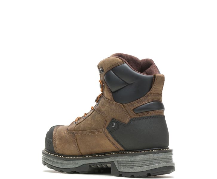 Wolverine Brown Hellcat Ultraspring Heavy Duty 6 Inch Carbonmax Waterproof Composite Toe Work Boot W211135