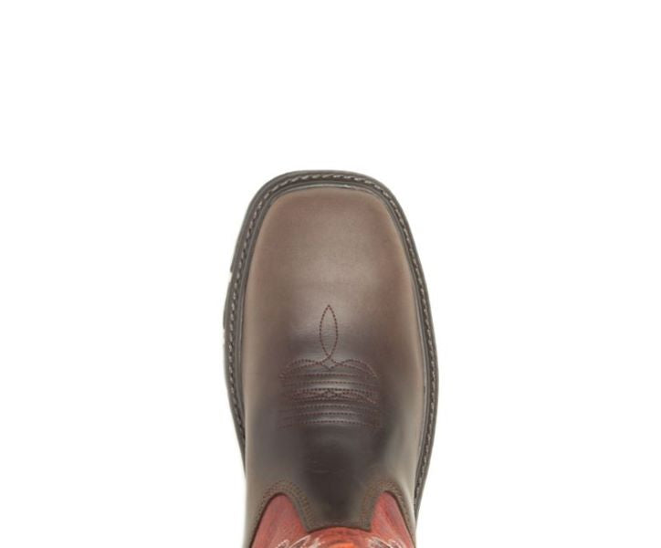 Wolverine Brown With Red Top Rancher EPX CarbonMax Composite Toe Men's Wellington Work Boot W221026
