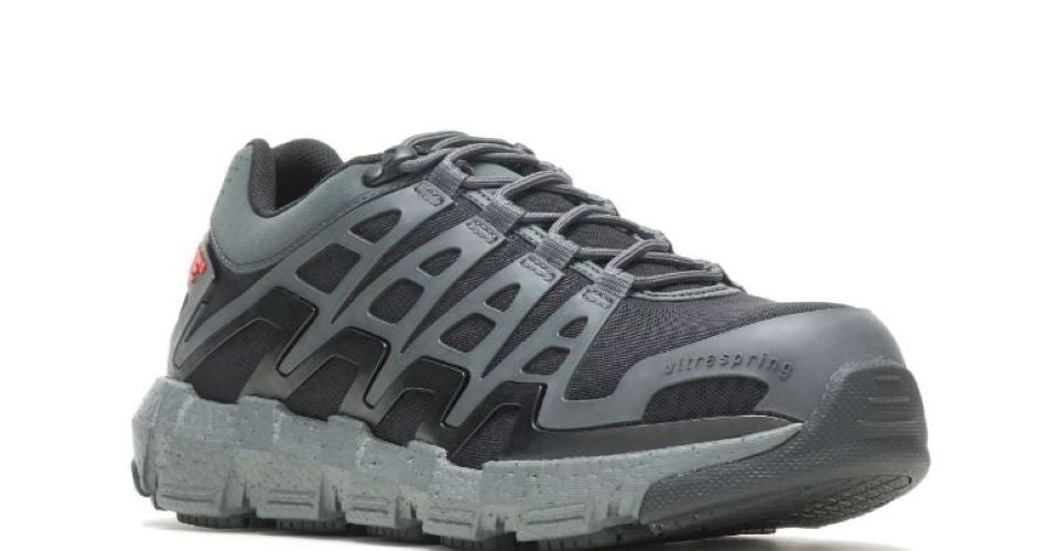 Wolverine Charcoal Rev Durashocks Lo Safety Toe Mens Athletic Shoes W211016