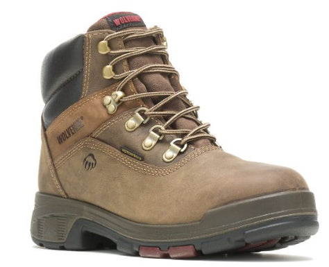 Wolverine Dark Brown Cabor EPX 6 inch Waterproof Work Boot W10315