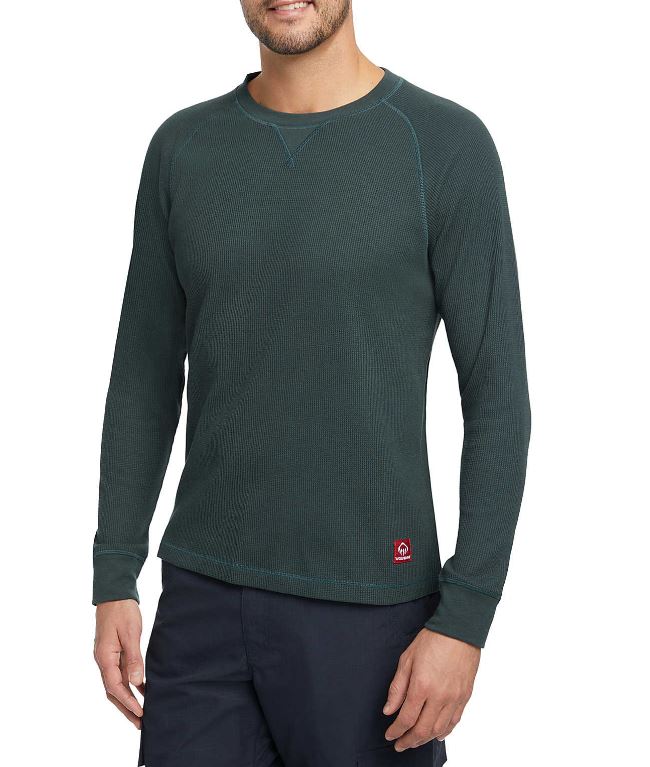 Wolverine Dark Ink Walden II Mens Thermal Long Sleeve Tee W1210890
