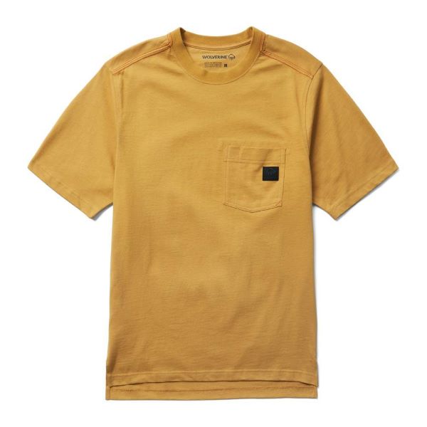 Wolverine Golden Rod Guardian Cotton Short Sleeve Tee Shirt W1208120-750