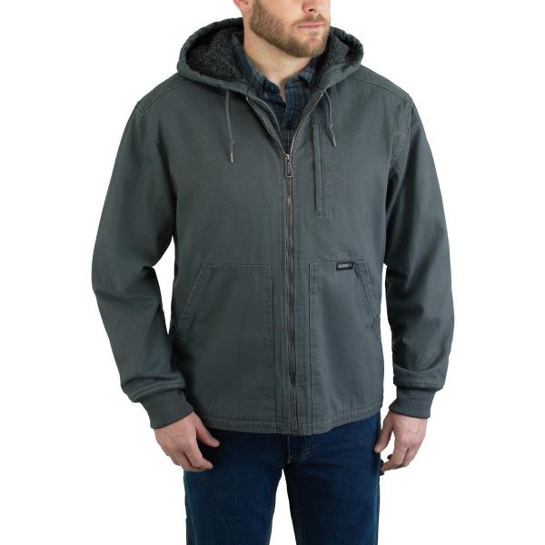 Wolverine Granite Sturgis Sherpa Lined Canvas Jacket W1206490-045