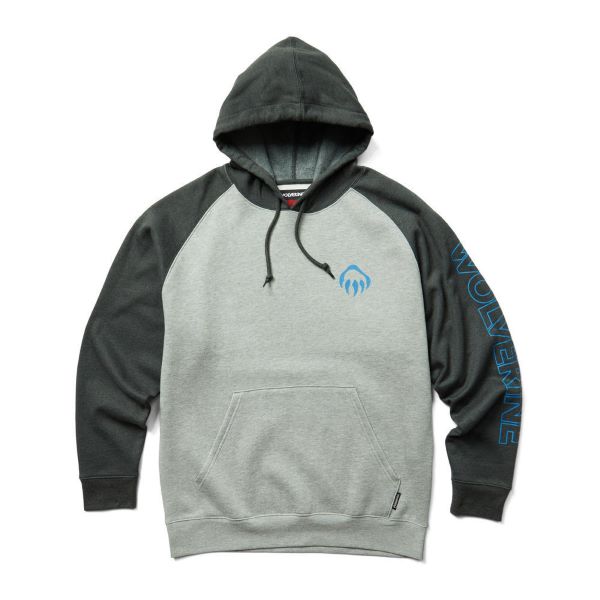 Wolverine Onyx Heather Wolverine Graphic Raglan Men's Hoody W1208810-031