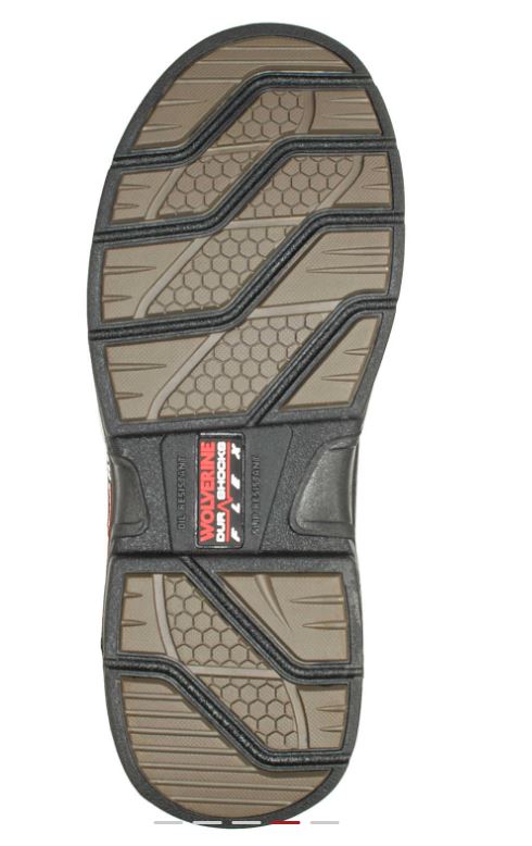 Wolverine Real Brown Men's Raider Durashocks Western Carbonmax Work Wellington Boots W221045