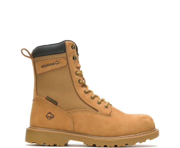 Wolverine Wheat Floorhand 8 Inch Soft Toe Insulated Work Boot W220013