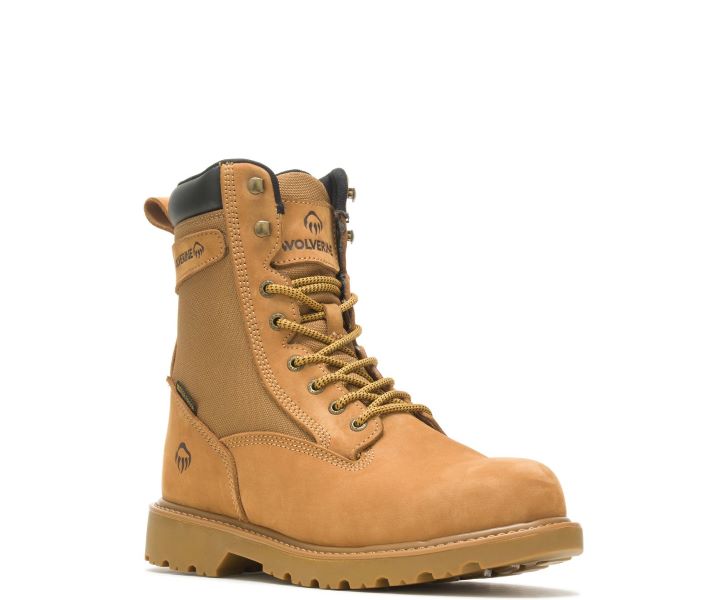 Wolverine Wheat Floorhand 8 inch Soft Toe Insulated Work Boot W220013