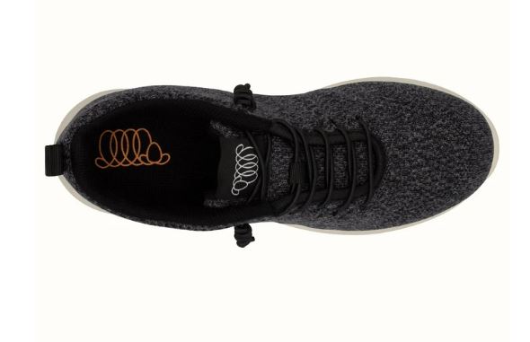 Woolloomooloo Black Lace Belmont Mens Sneakers BELMONT-BK-MEN