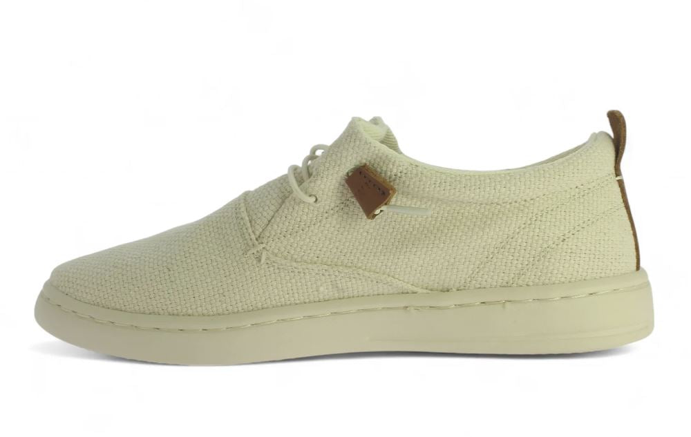 Woz Ecru Robbie 50100 BOLD Fabric Men's Casual Shoes ROBBIE-BF-ECR