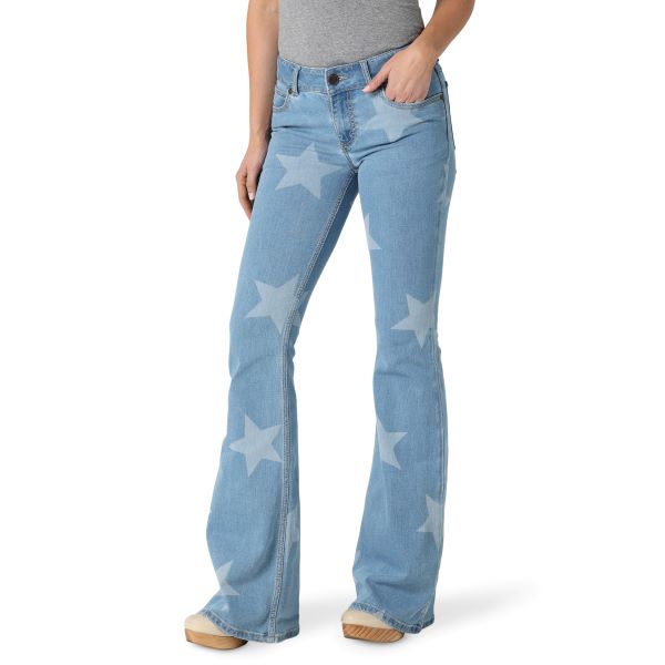 Wrangler Alice Retro Mae Star Women's Flare Jeans 112328735