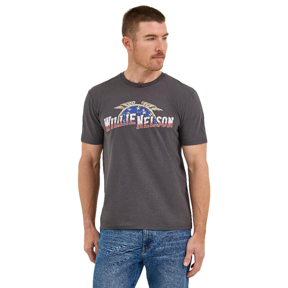 Wrangler Ashphalt Willie Nelson Short Sleeve Men's Graphic T-Shirt 112368464