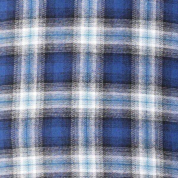 Wrangler Azure Plaid Retro Long Sleeve Mens Flannel Western Shirt 112317110