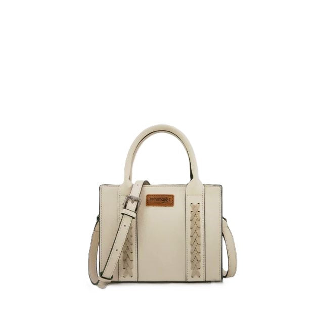 Wrangler Beige Whipstitch Mini Tote Bag WG70S-8120BG