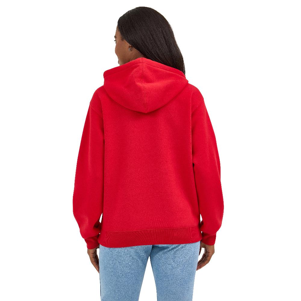 Wrangler Berry Red Bold Logo Women's Hoodie 112371605