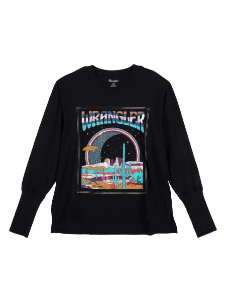 Wrangler Black Beauty Long Sleeve Women's Graphic Tee 112335500