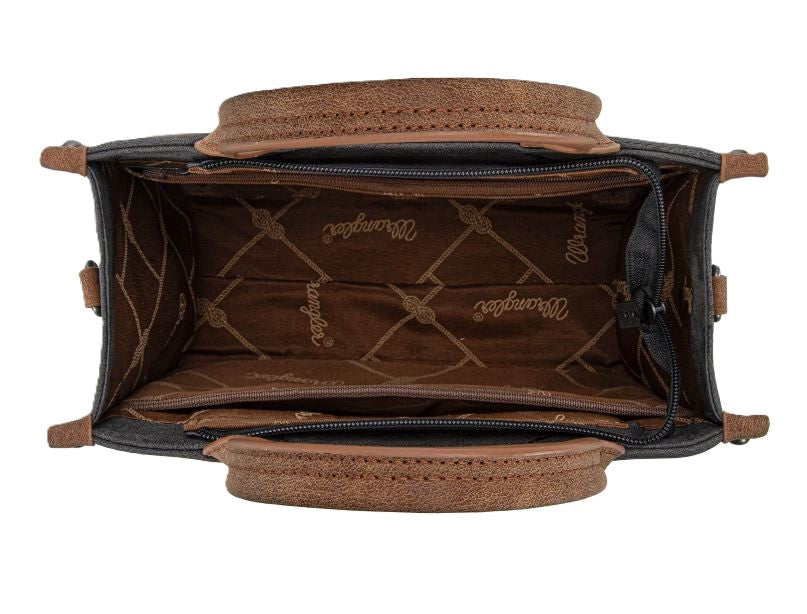 Wrangler Black Buckle Tote/Crossbody WG250-81202BK