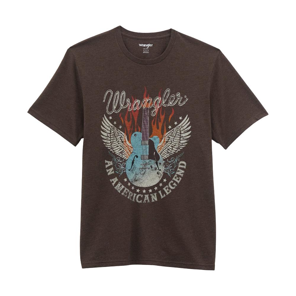 Wrangler Black Coffee Heather Men's Nostalgia Band T-Shirt 112358815
