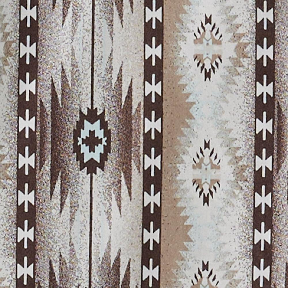 Wrangler Brown Men's Long Sleeve Snap Western Shirt 112346071