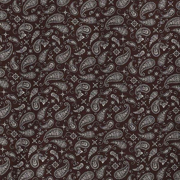 Wrangler Brown Paisley Retro Premium Men's Slim Fit Snap Shirt 112330792