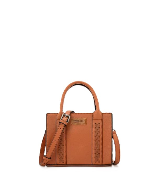 Wrangler Brown Whipstitch Mini Tote Bag WG70S-8120BR