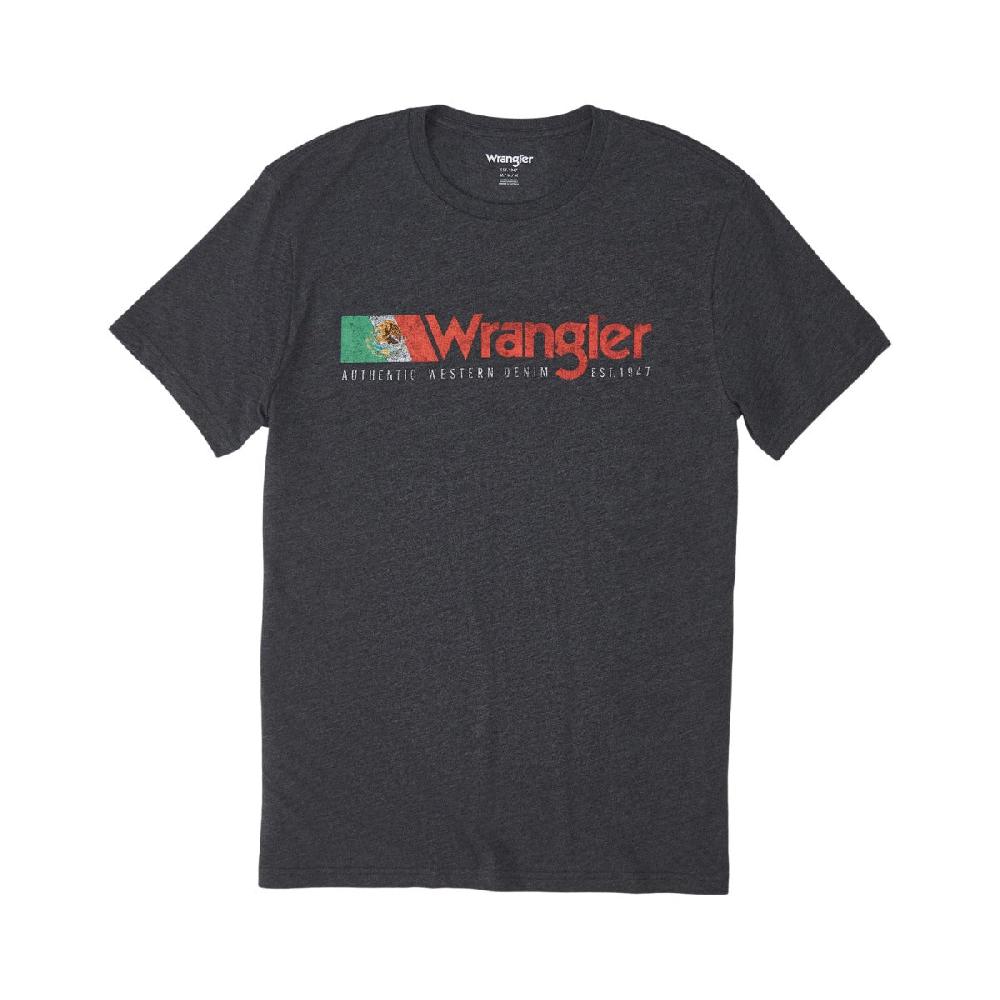 Wrangler Caviar Mexico Flag Men's Logo T-Shirt 112344124