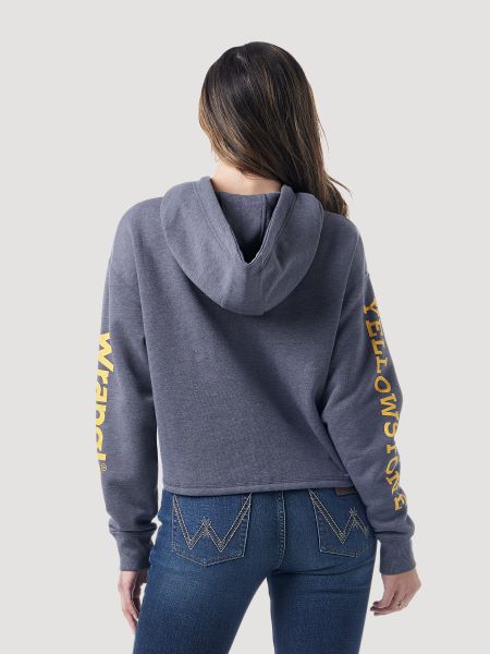 Wrangler Charcoal Yellowstone Bronco Ladies Hoodie 112326793