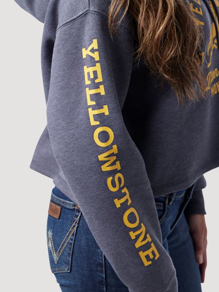 Wrangler Charcoal Yellowstone Bronco Ladies Hoodie 112326793