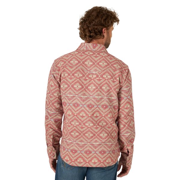 Wrangler Chili Retro Premium Jacquard Men's Longsleeve Snap Shirt 112318896