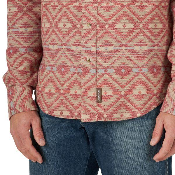 Wrangler Chili Retro Premium Jacquard Men's Longsleeve Snap Shirt 112318896