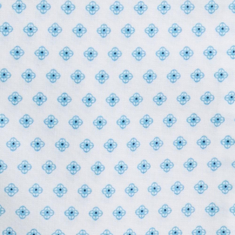 Wrangler Classics Blue With Print Men's Collared Long Sleeve Button Down Shirt 112344264