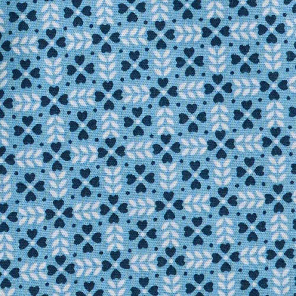 Wrangler Classics Blue With Print Men's Long Sleeve Collared Button Down Shirt 112344263