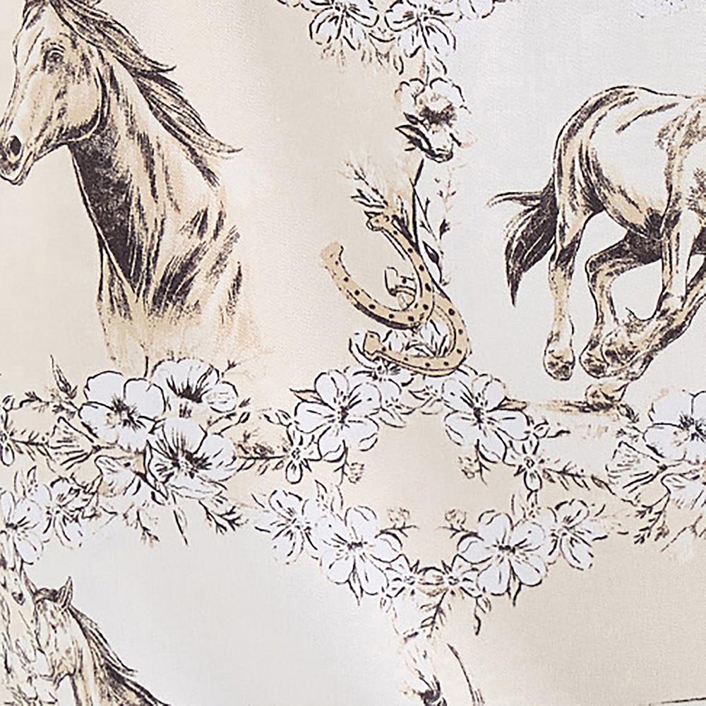 Wrangler Cream Saddle Up Slim Western Women's Longsleeve Snap Shirt 112371692