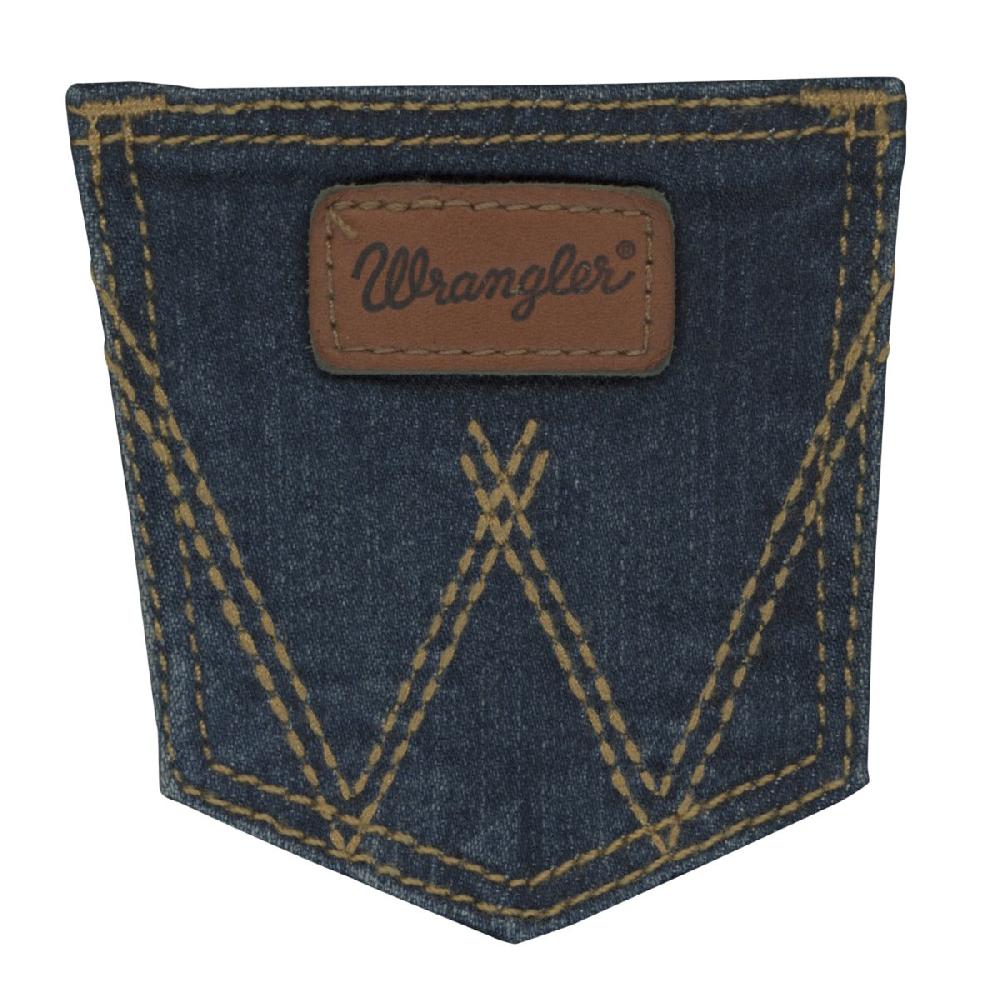 Wrangler Dark Blue Baby Boy Adjustable Waist Western Jean 10PQJ136D