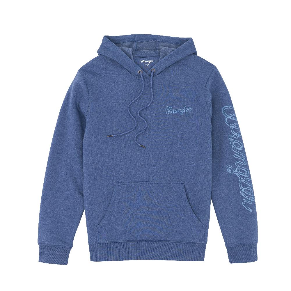 Wrangler Dark Blue Rope Logo Men's Hoodie 112365693