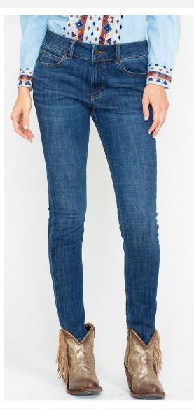 Wrangler Dark Blue Women's Sunnyside Skinny Jeans 09MWSSS
