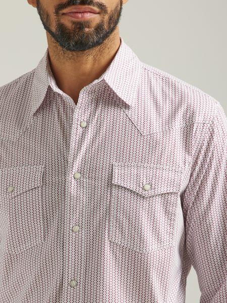 Wrangler Dark Pink 20X Competition Advanced Comfort Snap Shirt 112324835