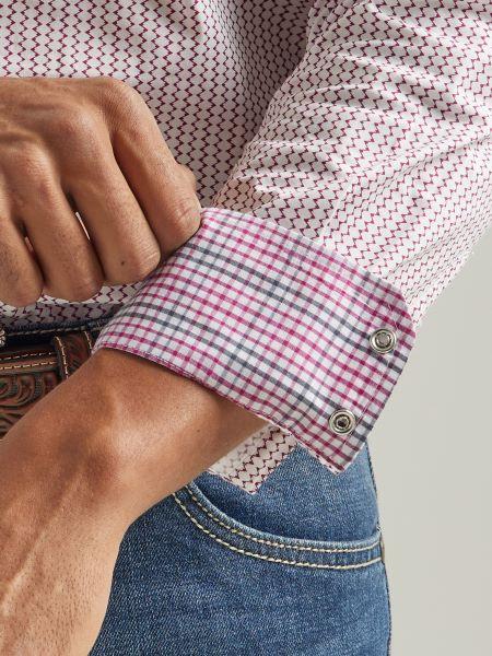 Wrangler Dark Pink 20X Competition Advanced Comfort Snap Shirt 112324835