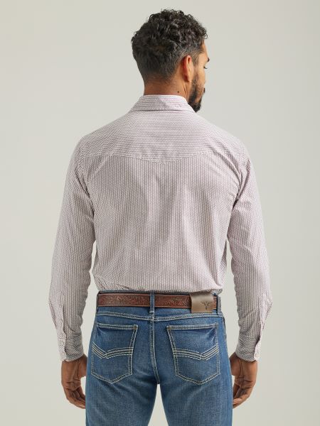Wrangler Dark Pink 20X Competition Advanced Comfort Snap Shirt 112324835