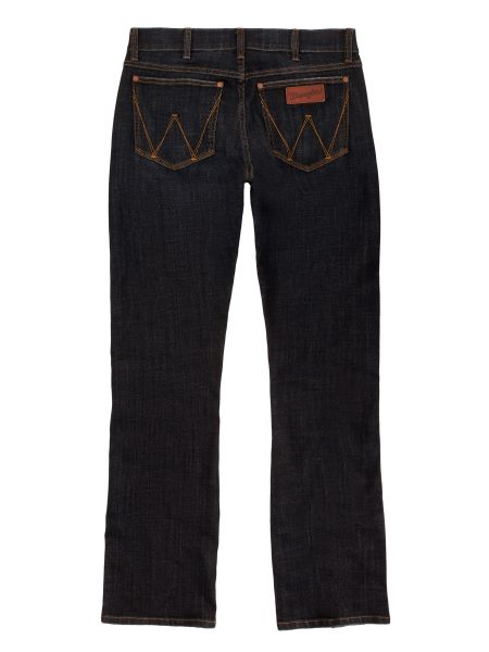 Wrangler Dax (Dark Wash) Retro Slim Fit Men's Bootcut Jeans 77MWZDX