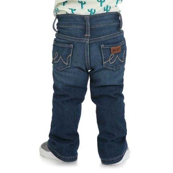 Wrangler Denim Baby Girl And Toddler Western 5 Pocket Skinny Straight Leg Jeans 10PQJ113D