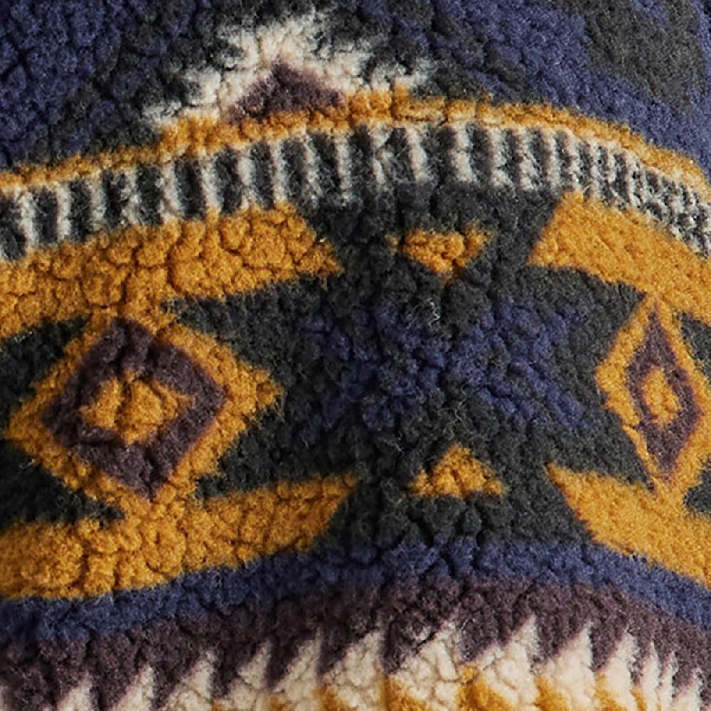 Wrangler Desert Vibe Zip Front Men's Lightweight Ripstop Yoke Sherpa Jacket With Stand Up Collar 112352970