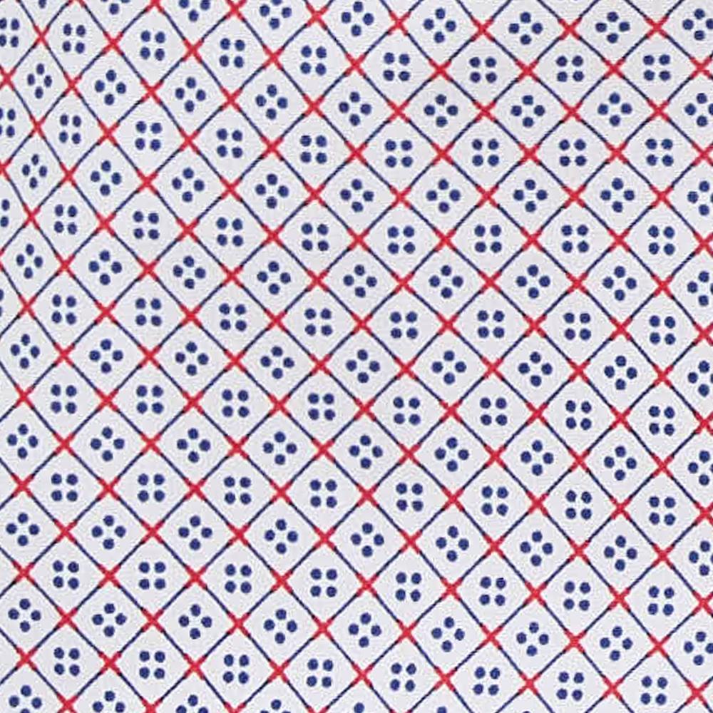 Wrangler Diam Blue Red George Strait Men's Collared Short Sleeve One Pocket Button Down Shirt 112365406